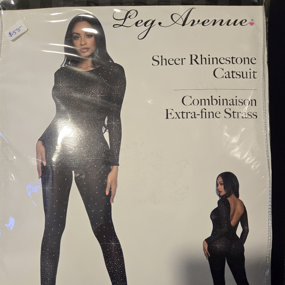 Black Streamlined Jumpsuit with Long Sleeves